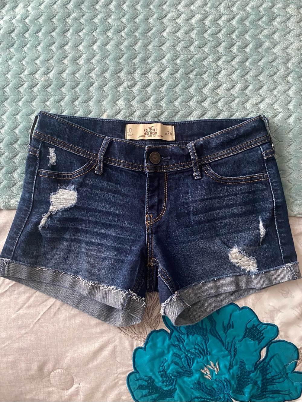 Hollister Vintage Y2K Low Rise Jean Short